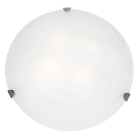Or 20726LEDDLP-BS-OPL 14 in. Atom LED Brushed Steel Flush Mount Ceiling Light OR1491531